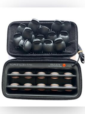 InStyler Topstyler Heated Ceramic Styling Shell Clips & Case Hair Setter